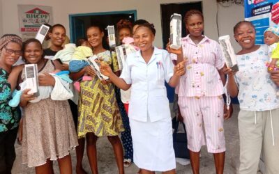 Community Health Workers supporting a mum